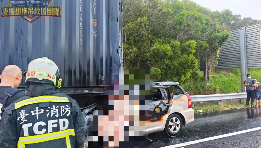 影/國3休旅車撞大車「駕駛燒死」！驚傳親友脫口：早就叫他找代駕