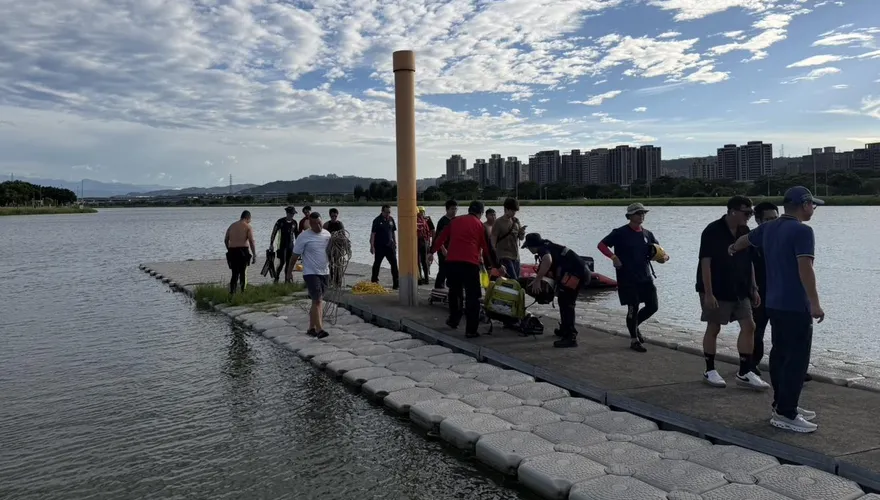 蘆洲微風運河男子疑體力不支落水　尋獲已成冰冷遺體