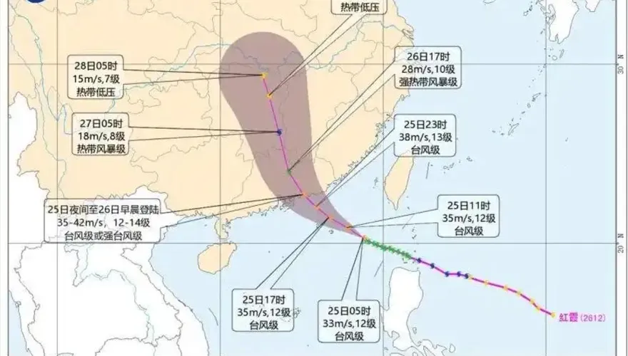 直撲廣東！颱風紅霞料「巔峰狀態」登陸　多地實行「五停」