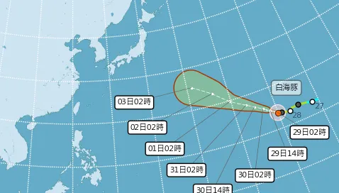 白海豚「爆發性增強」恐升級強颱　吳德榮：挑戰今年風王