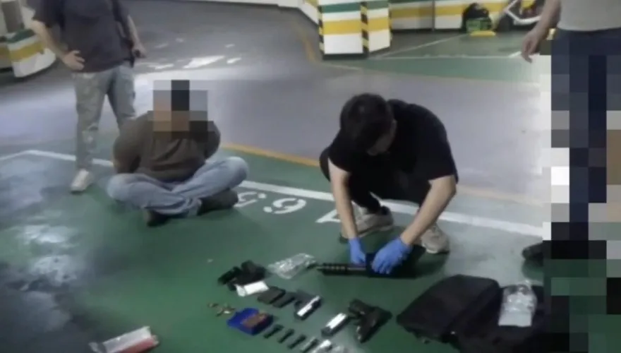 影/天道盟成員行動軍火庫載孕妻　警溫情喊話棄械投降