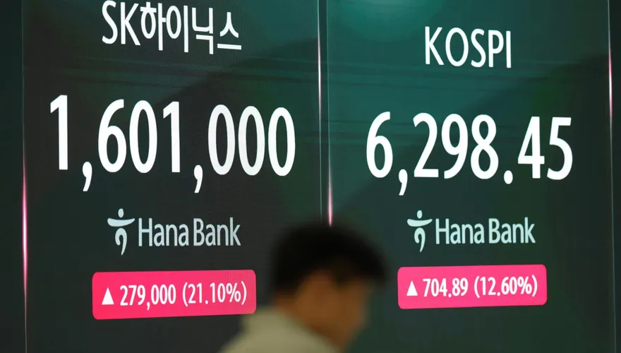 強力反彈！韓國股市開盤大漲13%　SK海力士勁揚20%