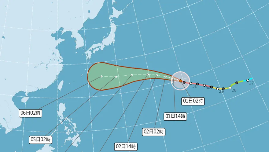 白海豚外圍環流逼近！下週北部率先轉雨　降雨範圍再擴大
