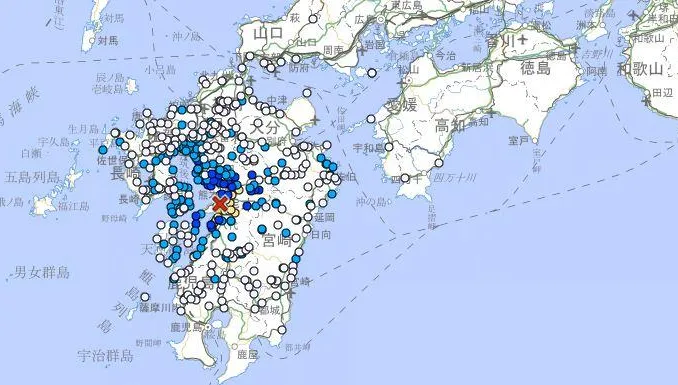 又搖！日本熊本規模4.7極淺層地震　最大震度5弱無海嘯
