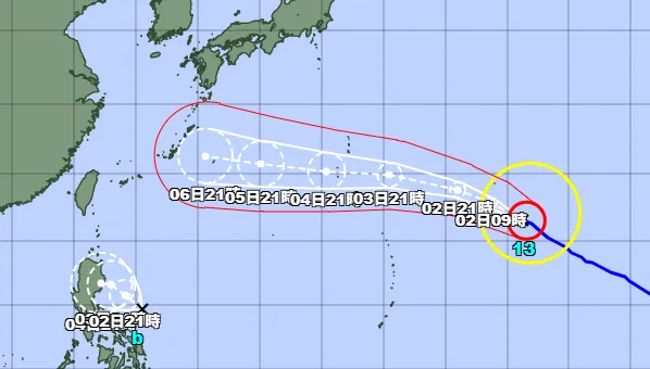 14號颱風鯨魚最快明生成！白海豚下週末恐影響台灣