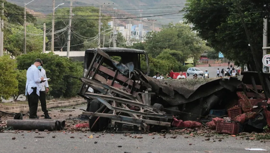 哥倫比亞卡車裝炸藥爆釀11傷　總統就職典禮前時機敏感