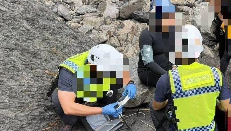 苗栗水雲瀑布43歲女溺水意外！！同行友人CPR搶回一命