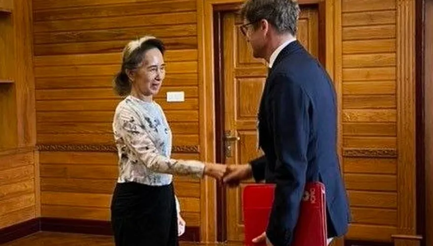 翁山蘇姬罕見與紅十字會會面　健康狀況引發外界關注