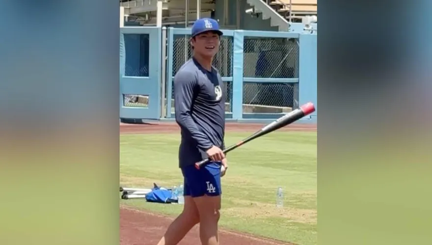 MLB/道奇二刀流+1？山本由伸練打　球直飛左外野看台