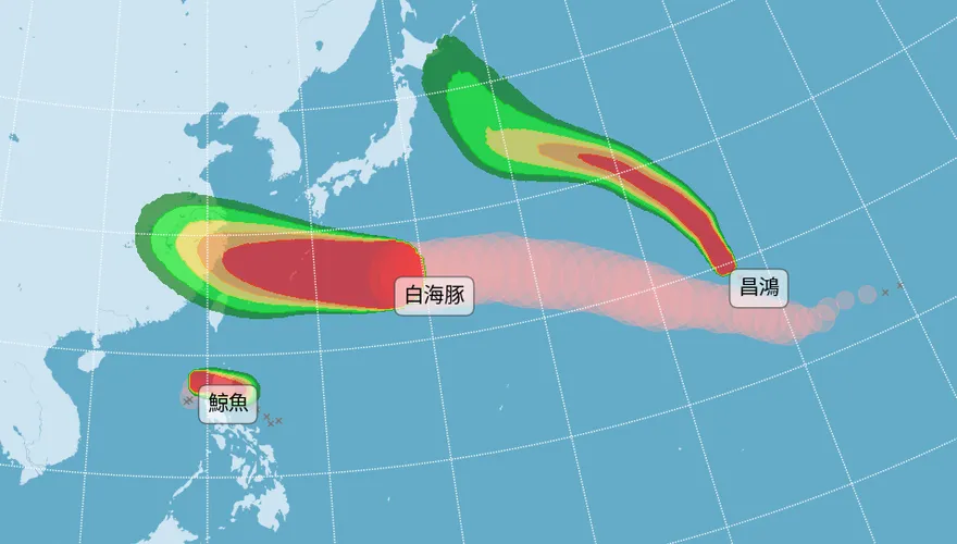 中颱白海豚逼近！最快週五發海警　北台灣週末防大雨