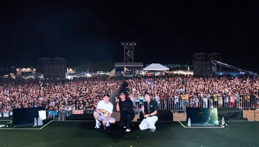 玖壹壹連飆金曲掀高潮！桃園珍珠海岸音樂節壓軸開唱嗨翻全場