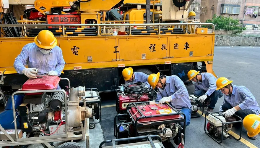備戰中颱白海豚「北部東北部小心」！台電超前部署防颱機制啟動