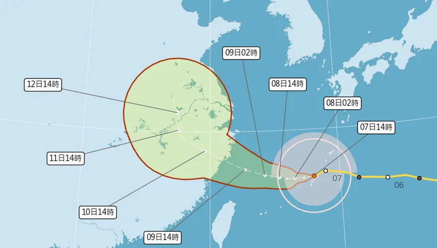 白海豚狂風暴雨夾擊！北台灣剉咧等恐發陸警　馬祖首當其衝