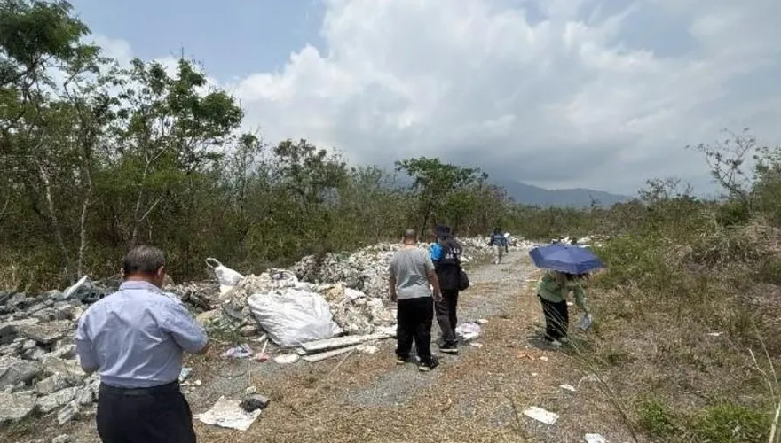 台東捷地爾再發現大量建築廢棄物　地檢署分案偵辦