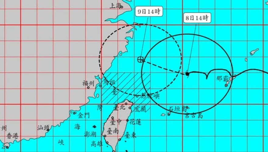 颱風白海豚逼近！　氣象署：本島發陸警機率低