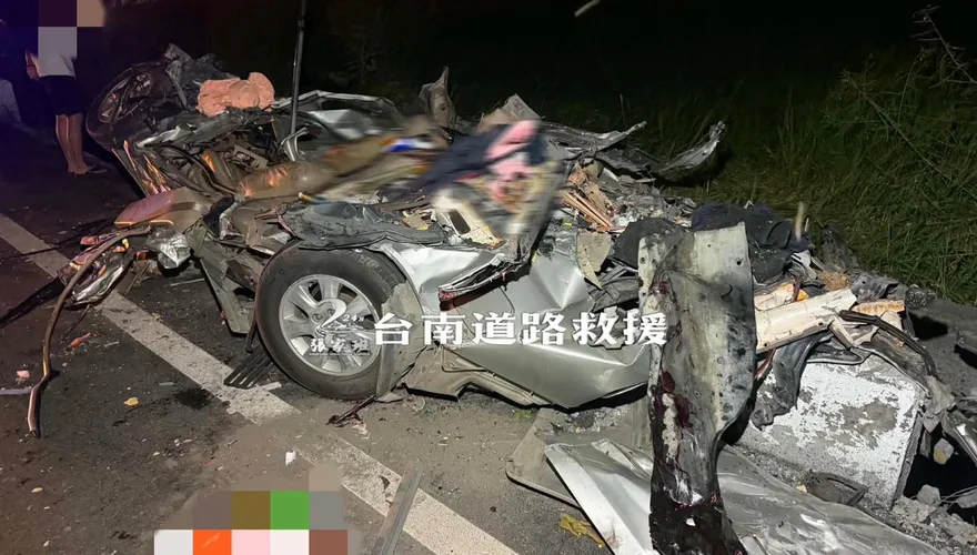 影/父親節噩耗！台南逆向輾扁人車害斷魂　運將毒駕