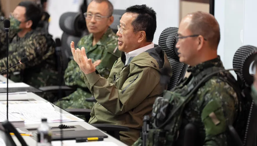 憲兵拱衛中樞　顧立雄視導：與作戰區合作完善防衛部署