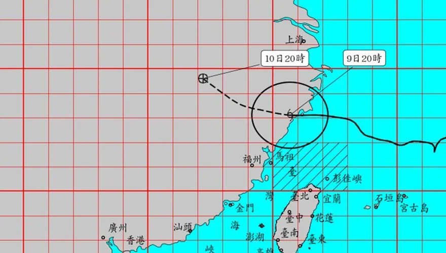 白海豚登陸浙江雨彈仍續炸！氣象署23：30解除海警