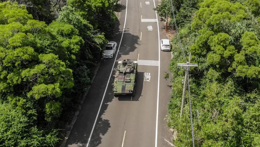 影/漢光42號Day 7反空機降　直擊喊話車動搖敵軍意志
