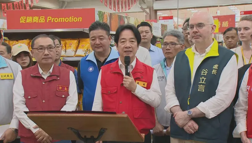 賴總統親察韌性演習！讚侯友宜團隊「請給掌聲」