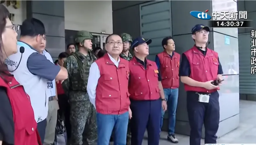 影/新北市城鎮韌性演習　侯友宜：全國上下同心齊力不分你我