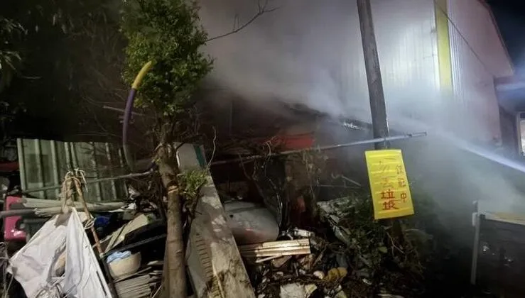 彰化夜裡燒起來！　70歲獨居翁身亡「臟器外露」