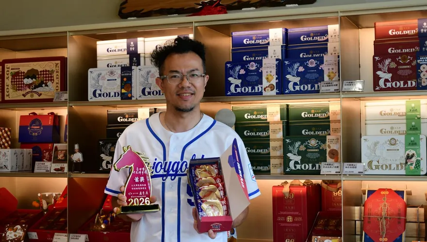 將棒球文化融入糕餅伴手禮！久久津黃威達用手藝讓臺中味被世界記住