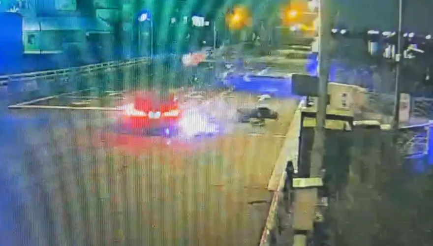 男子彰化騎車路口遭撞飛10餘米！陷入昏迷未脫險