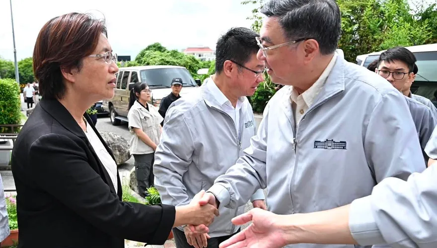王惠美在魏平政登記前夕返國　先發文：近期拜訪行政院長卓榮泰