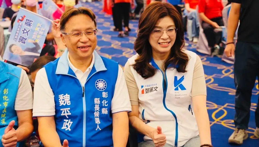 王惠美同框卓榮泰、陳素月！魏平政回應了：不認為在吃國民黨豆腐