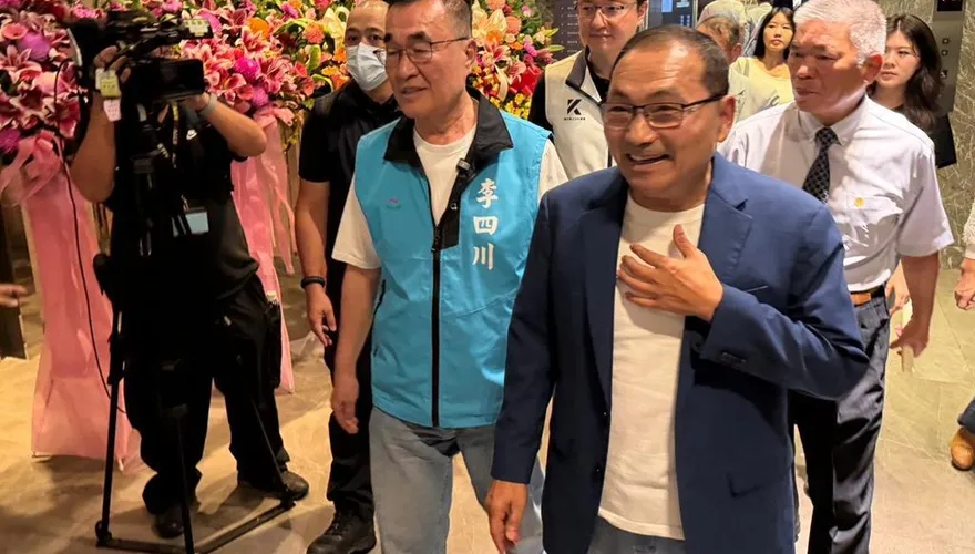 當面喊交棒李四川！侯友宜：選舉要選認真打拚做事的人