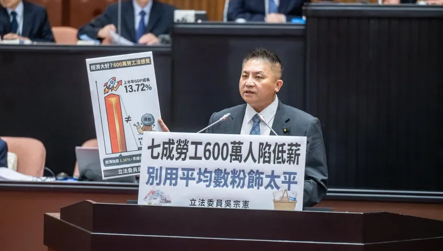 年輕人平均月入4.9萬！　吳宗憲批：逾7成領不到