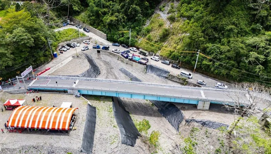 斥資8265萬！南投仁愛鄉新建伊娜谷橋通車