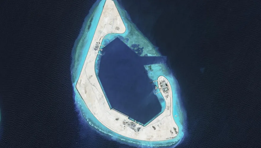 威脅台海？陸西沙「羚羊礁」首期造島完工　料成南海最大軍事基地