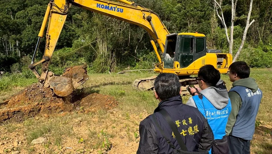 影/新竹山坡地淪廢棄物傾倒場　檢破黑心集團起訴38嫌