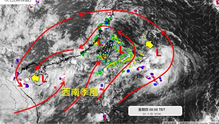 颱風沙德爾路徑突變恐北轉？專家示警：8/26後驚見2大走向