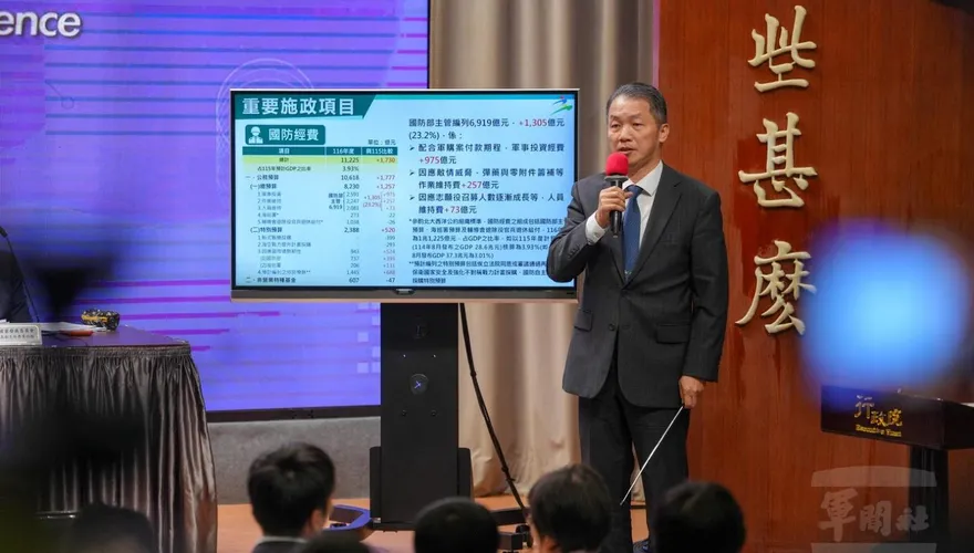 政院通過明年軍費　揭仲曝：賴清德119年度GDP占比5%恐跳票