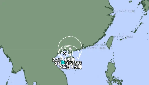 紫檀颱風24小時內將生成！日本氣象廳發布烈風警報