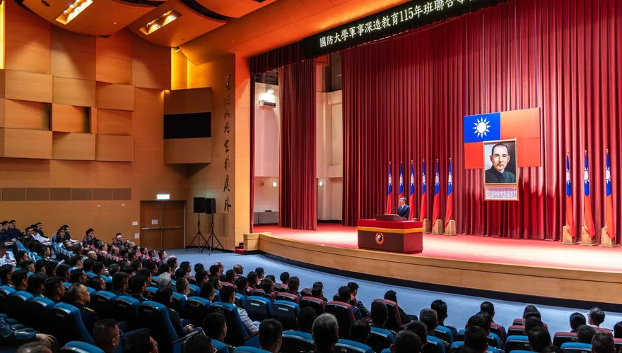 主持國防大學深造畢典　顧立雄提3期許深化實戰化演練