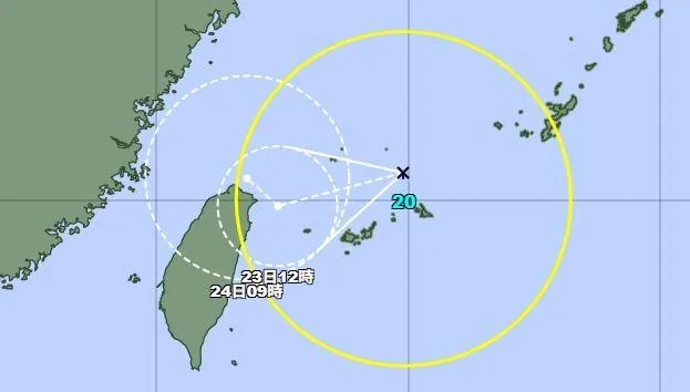 三颱共舞！日本氣象廳宣布颱風「簡拉維」生成