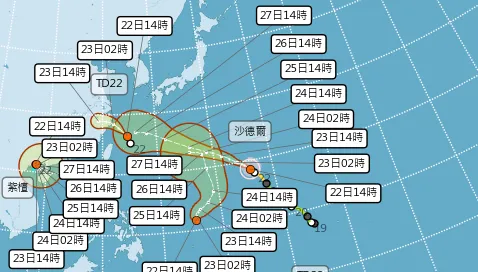 4熱帶系統共舞！氣象署宣布新熱帶低生成　不認「簡拉維」