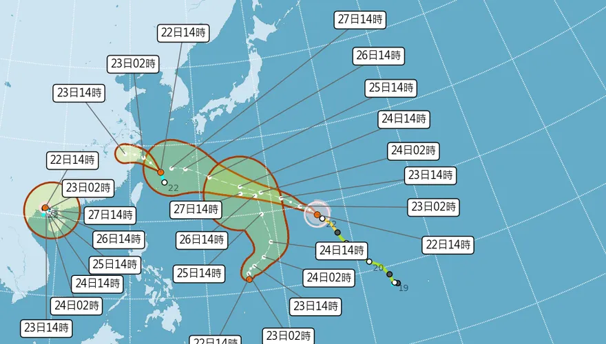 沙德爾最快明升強颱！下週濕答答　南部「炸雨紫爆」