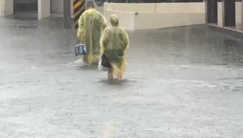 影/豪雨襲屏東多處淹水「道路變小河」　居民：見下雨就怕