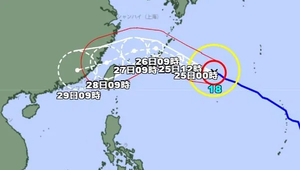 沙德爾直撲沖繩、奄美！料25至27日影響大　暴風恐吹翻住宅
