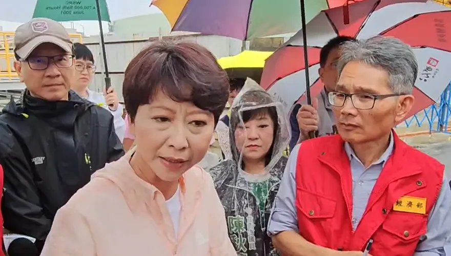 台南仁德、永康淹大水！陳亭妃邀經濟部次長會勘排水系統