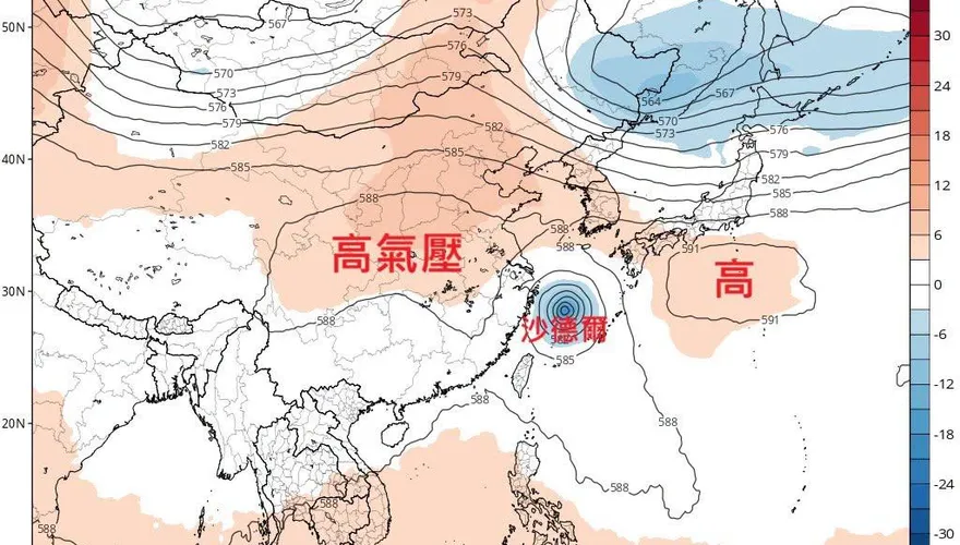 北台灣躲過沙德爾！鄭明典揭路徑轉彎真相：這系統太頑固