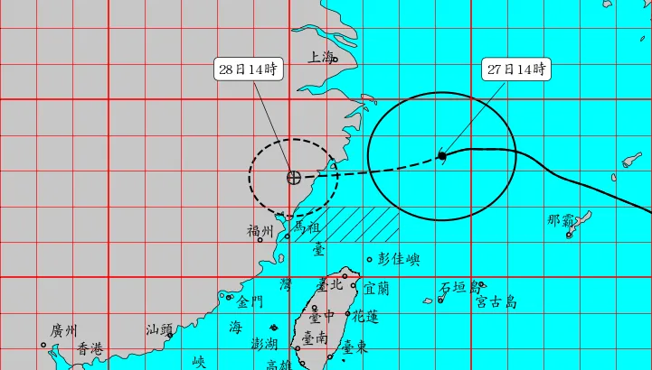 沙德爾颱風明傍晚解除海警！暴風圈掠過馬祖　台灣週末雨勢加劇