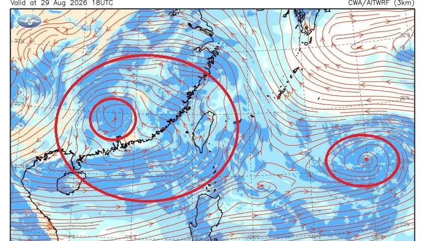 沙德爾「大復活」？殘留環流結合強對流　鄭明典曝罕見命名難題