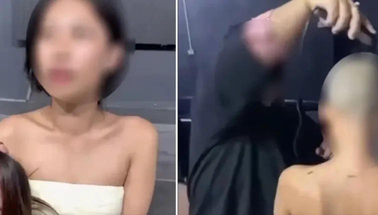 長髮妹上男模會館喝霸王酒！遭經理強行剃頭抵消費　疑受肢體暴力