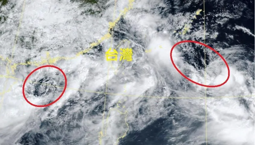 雙颱夾擊台灣！沙德爾復活　鄭明典：2系統會相互影響